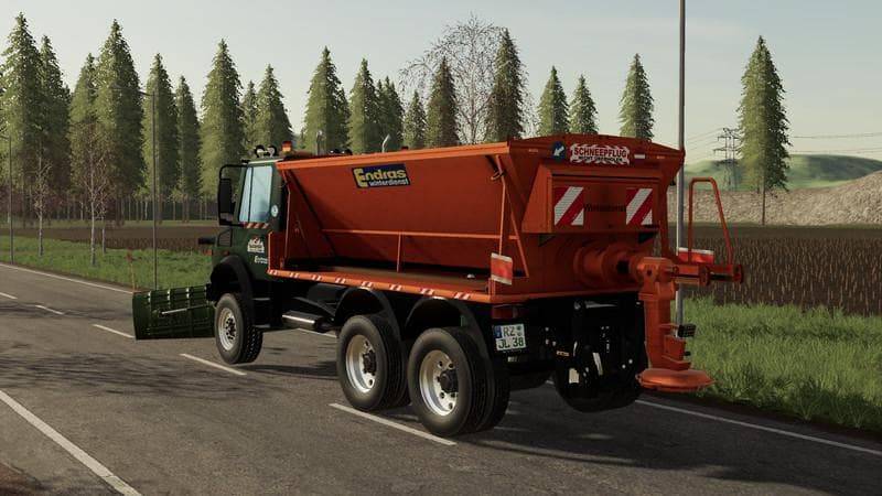 WINTER SERVICE UNIMOG 2450 6X6