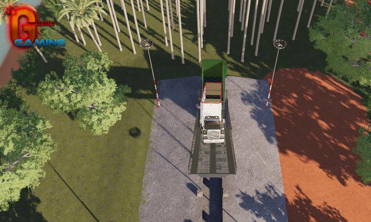 WOODCHIPS TRAILER AND PLACEABLE TRUCK DUMPER