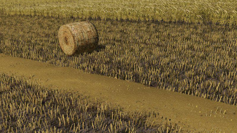 Wheat – Barley – Windrow – Bales – Animations