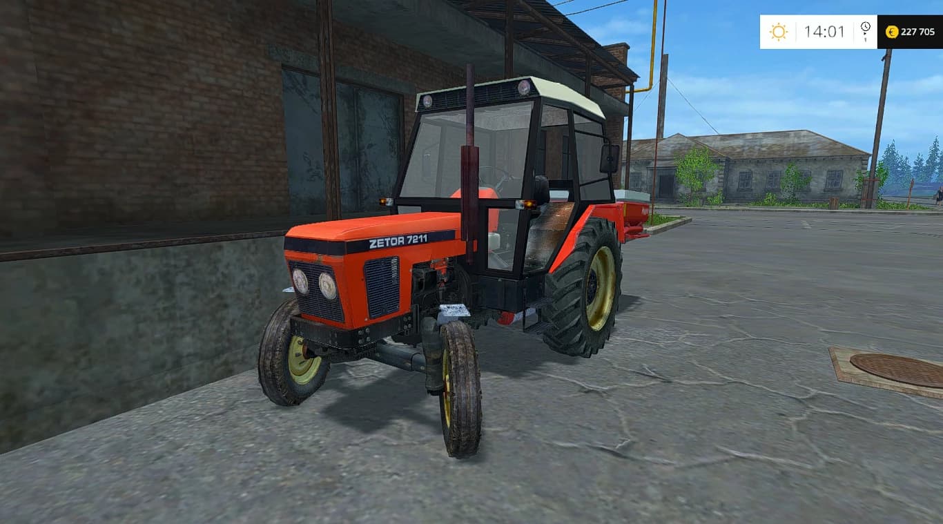 ZETOR 7211 2WD OLD RED CABINE