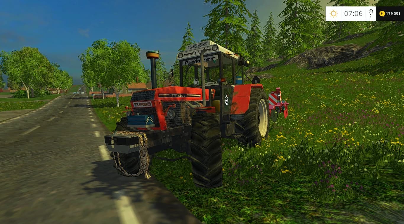 ZETOR ZTS 14245 4WD RED TURBO TUNING OLD