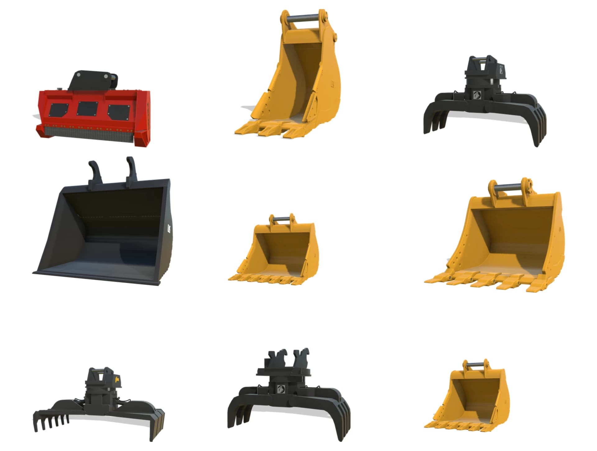 20-40 TON EXCAVATOR BUCKET PACK