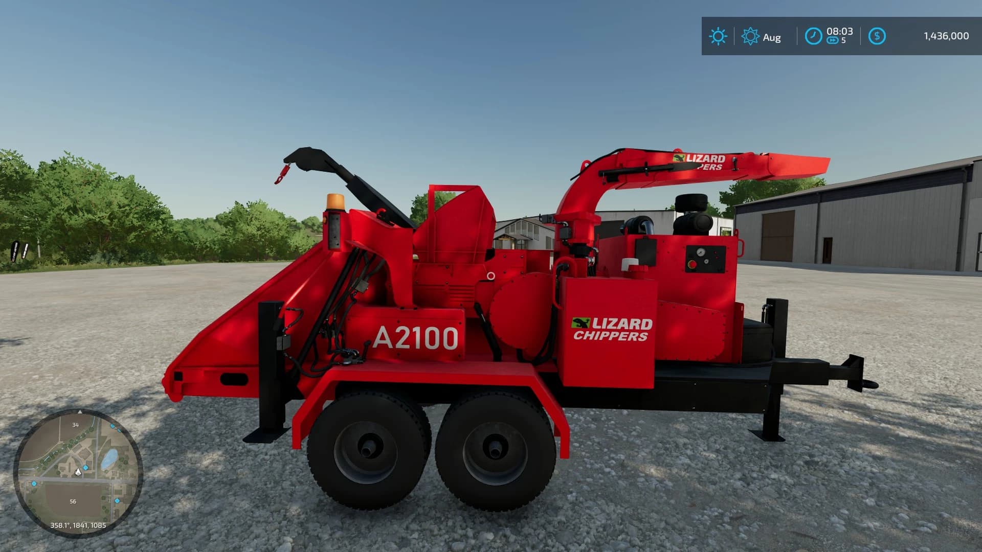 2018 MORBARK BEEVER M18R TANDEM AXEL WOOD CHIPPER