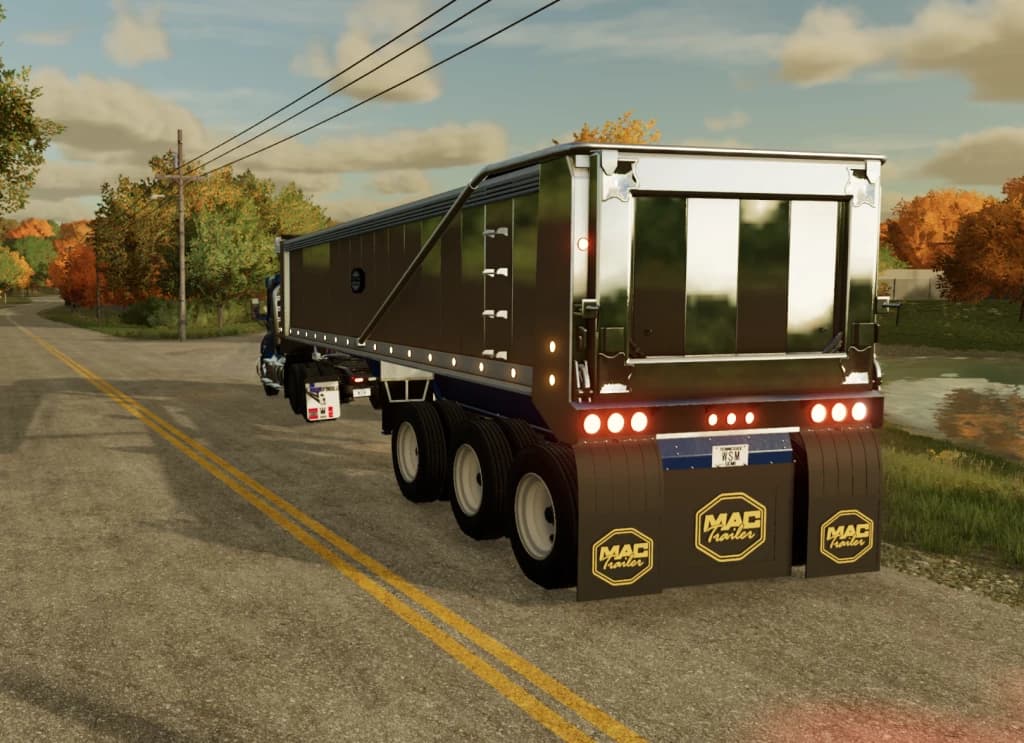 2022 MAC TRI-AXLE END DUMP TRAILER
