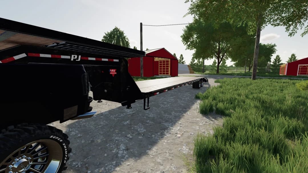 40 FT PJ TRAILER WITH PLATFORM