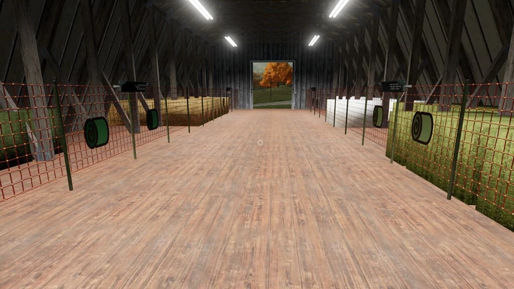 AMERICAN BARN WITH BALE STORAGE