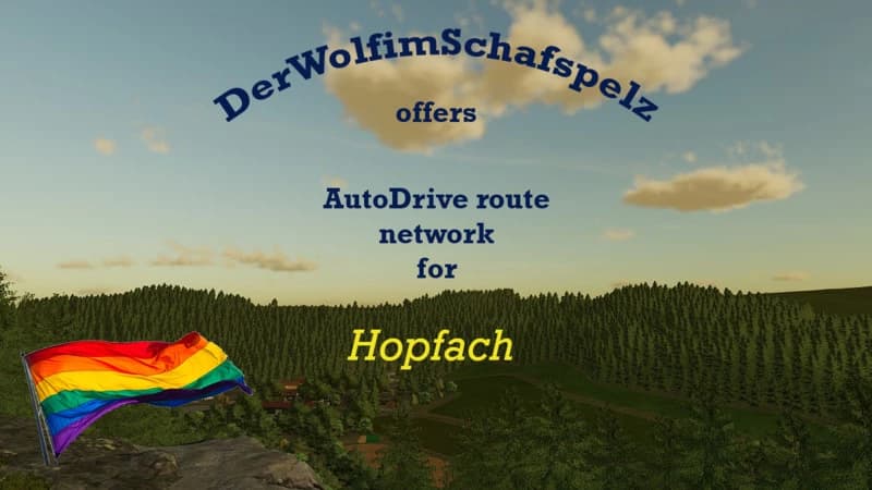 AUTO DRIVE ROUTE FOR THE HOPFACH