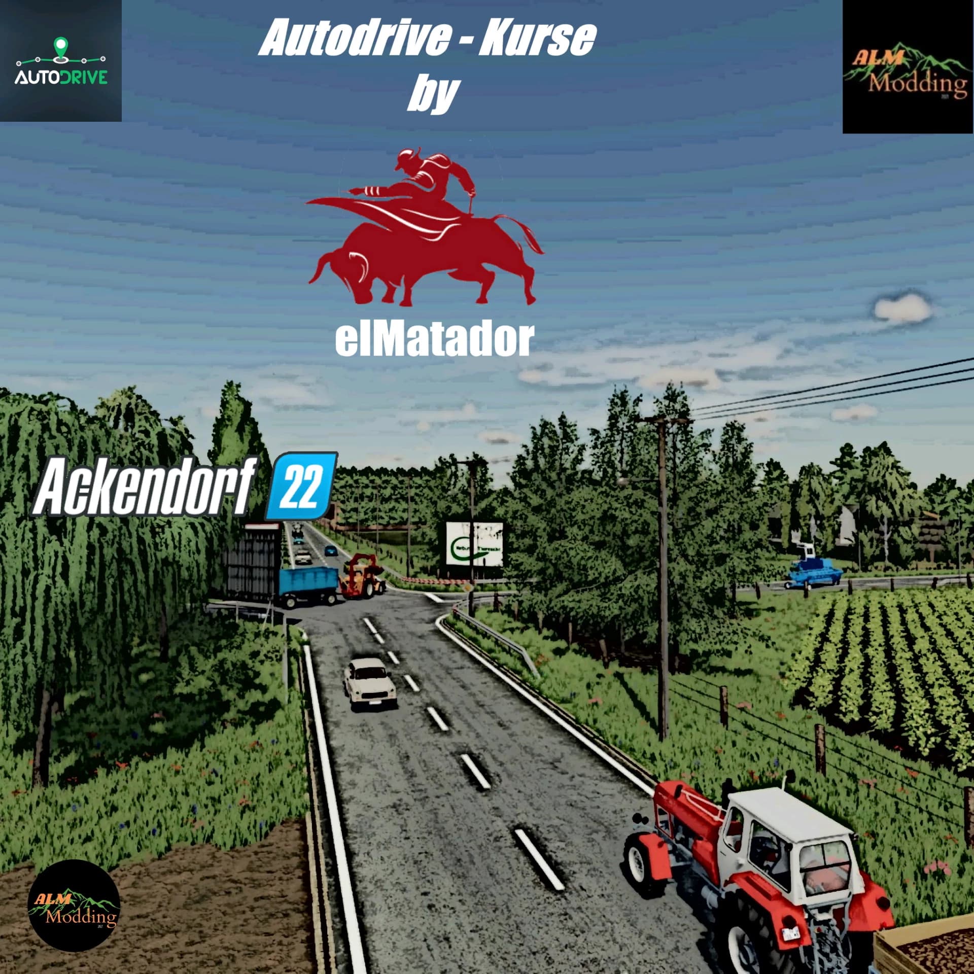 AUTODRIVE - COURSES FOR ACKENDORF BY ALM MODDING