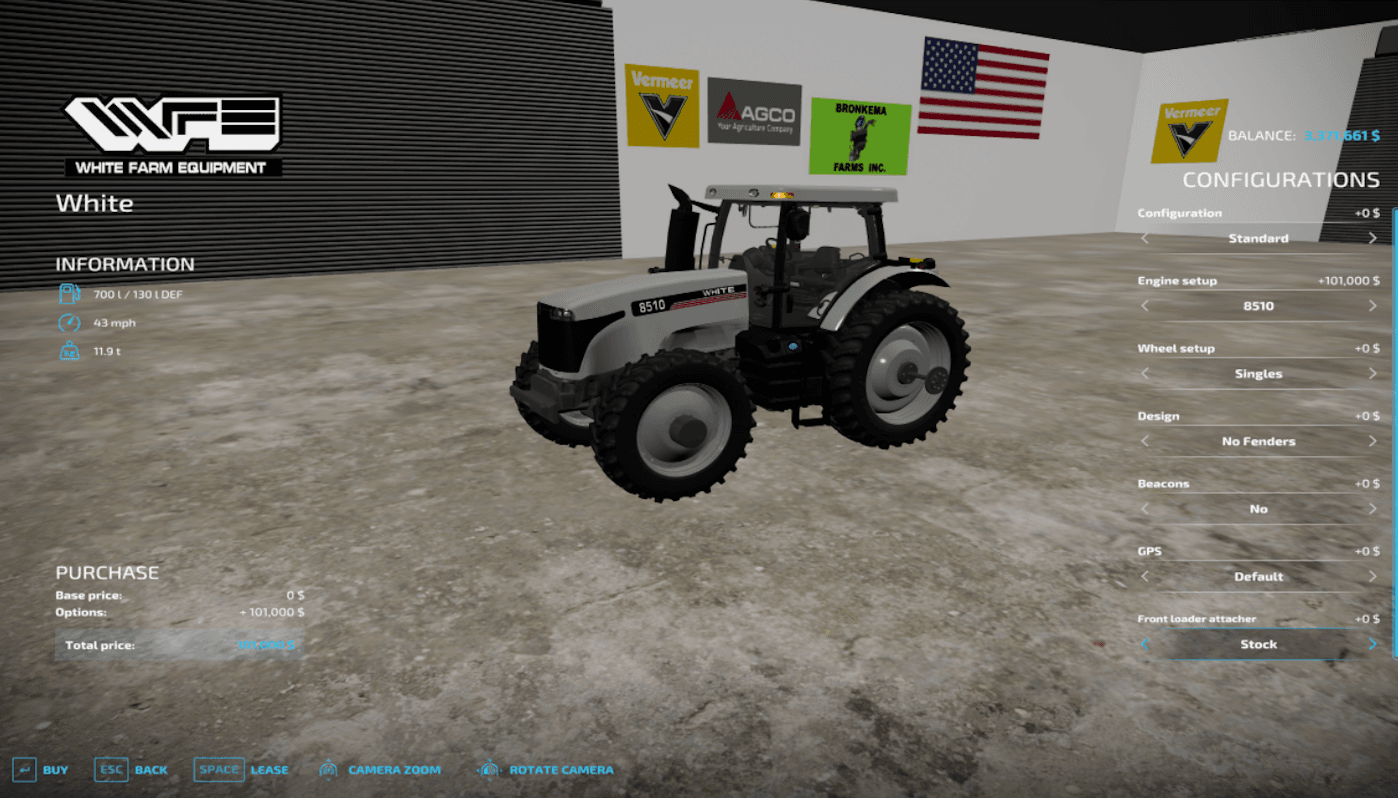 Agco DT and White 8010