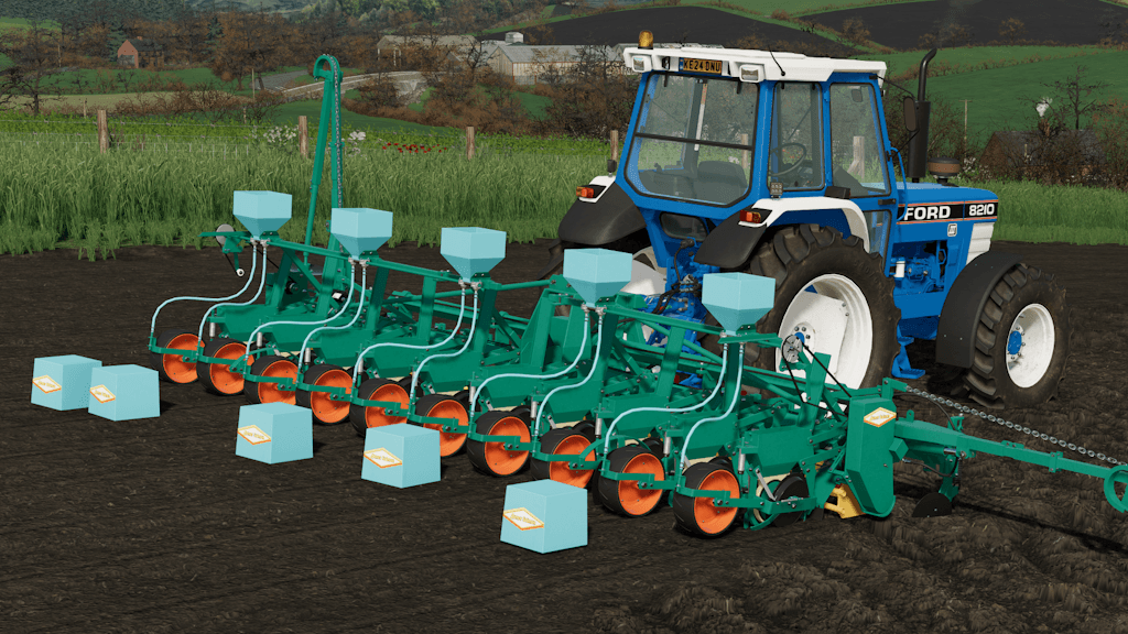 Armer Salmon 10 Row Planter and Trailer