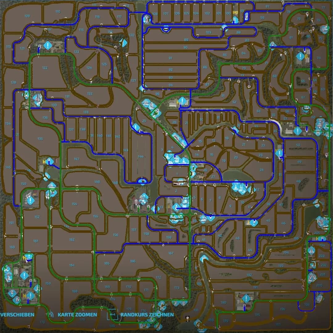 AutoDrive Course for the Vör den Diek Map