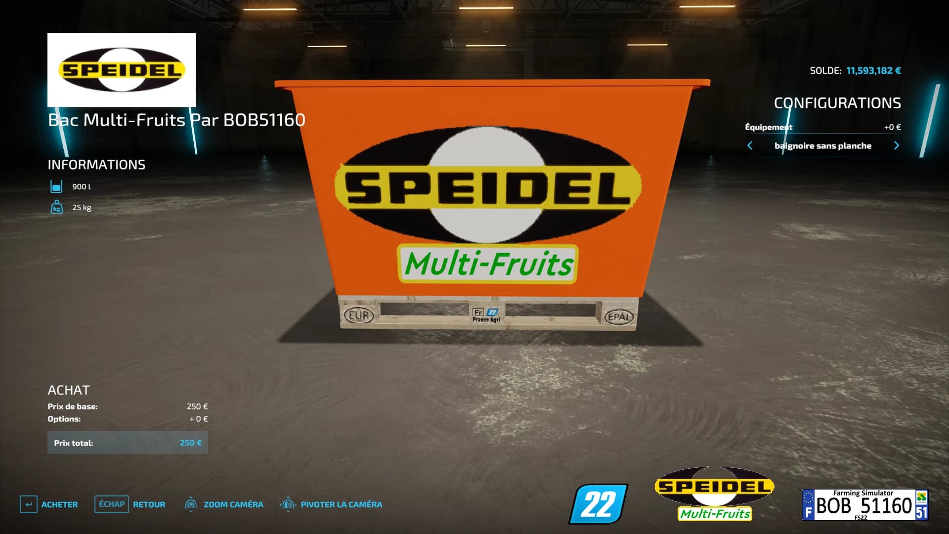 BAC MULTI FRUITS BY BOB51160