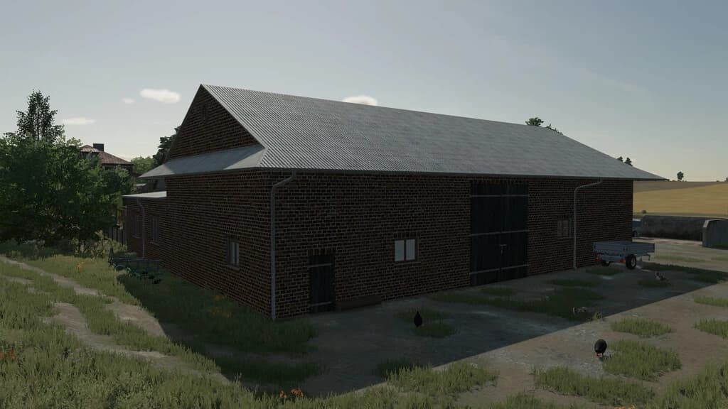 BARN WITH GARAGE AND CHICKEN COOP