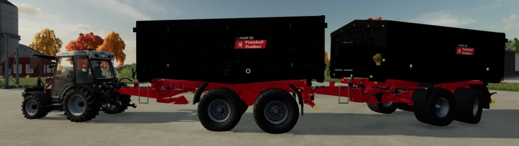 BIG TRAILER FOR POTATOES AND SUGAR BEET