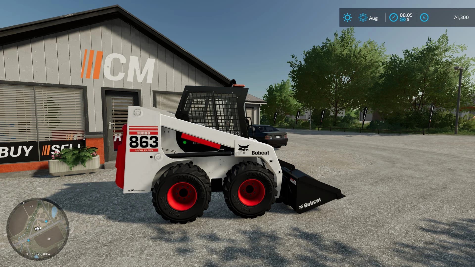 BOBCAT 863 PACK WITH STROBES ADDED