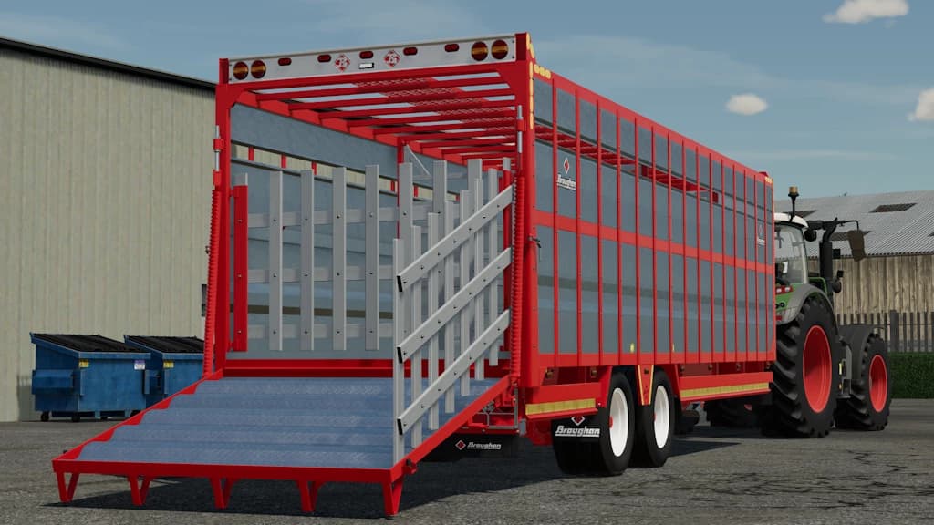 Broughan 28 Foot Animal Trailer