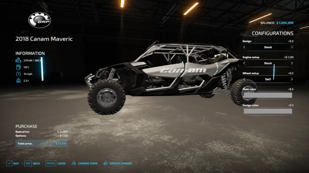 CANAM MAVERIK PACK