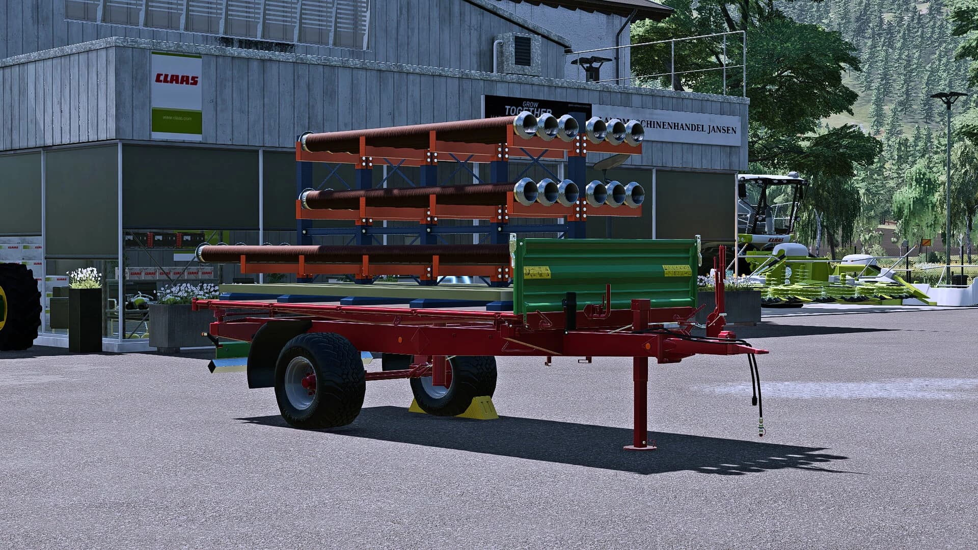 CANTILEVER RACK FOR MANURE HOSES