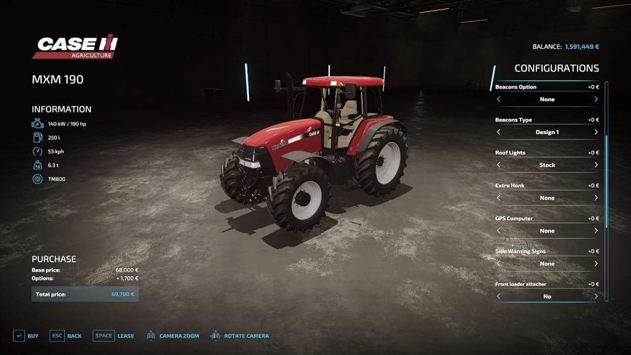 CASE IH MXM 190