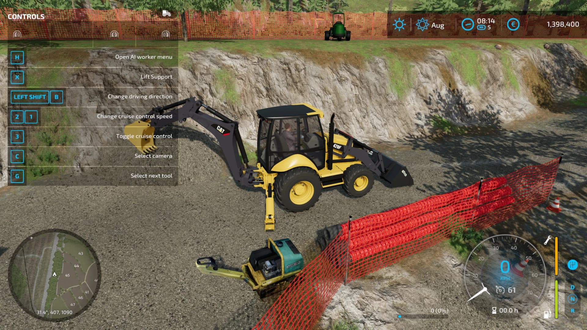 CAT 420F BACKHOE LOADER
