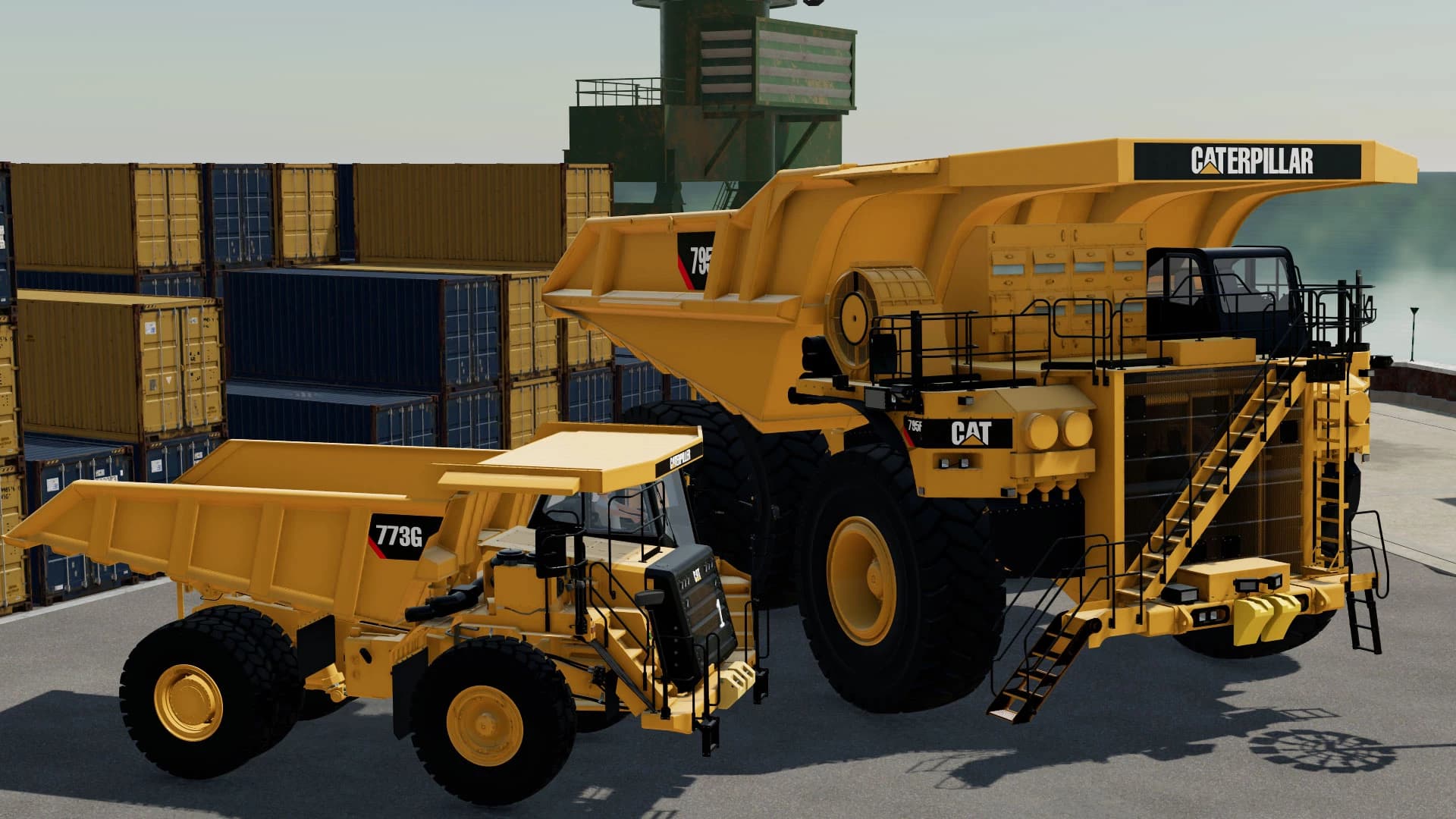 CATERPILLAR 773G & 795F AC MINING TRUCKS