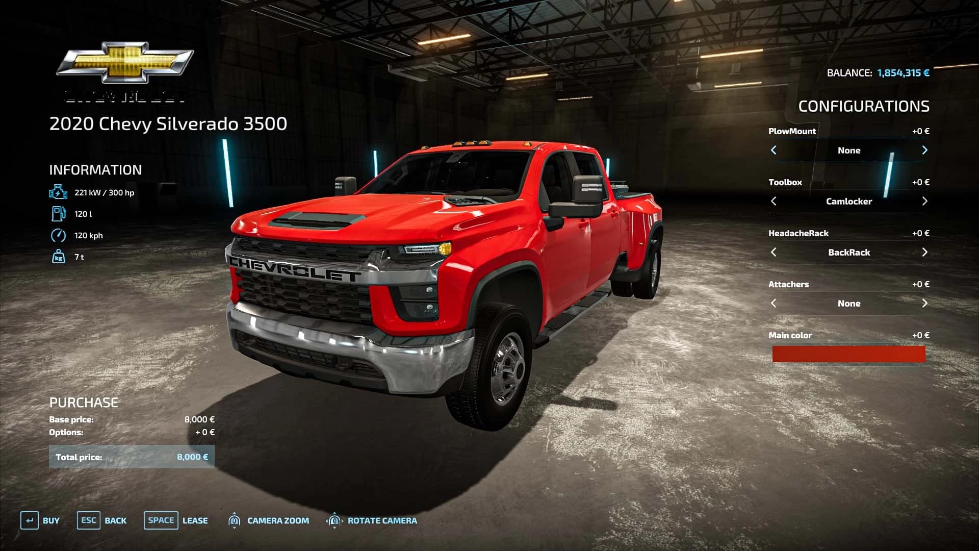 CHEVROLET SILVERADO 2020 3500