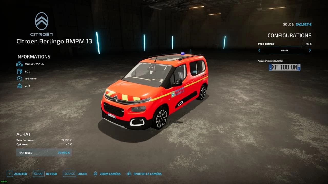 CITROËN BERLINGO BMPM 13 MARSEILLE