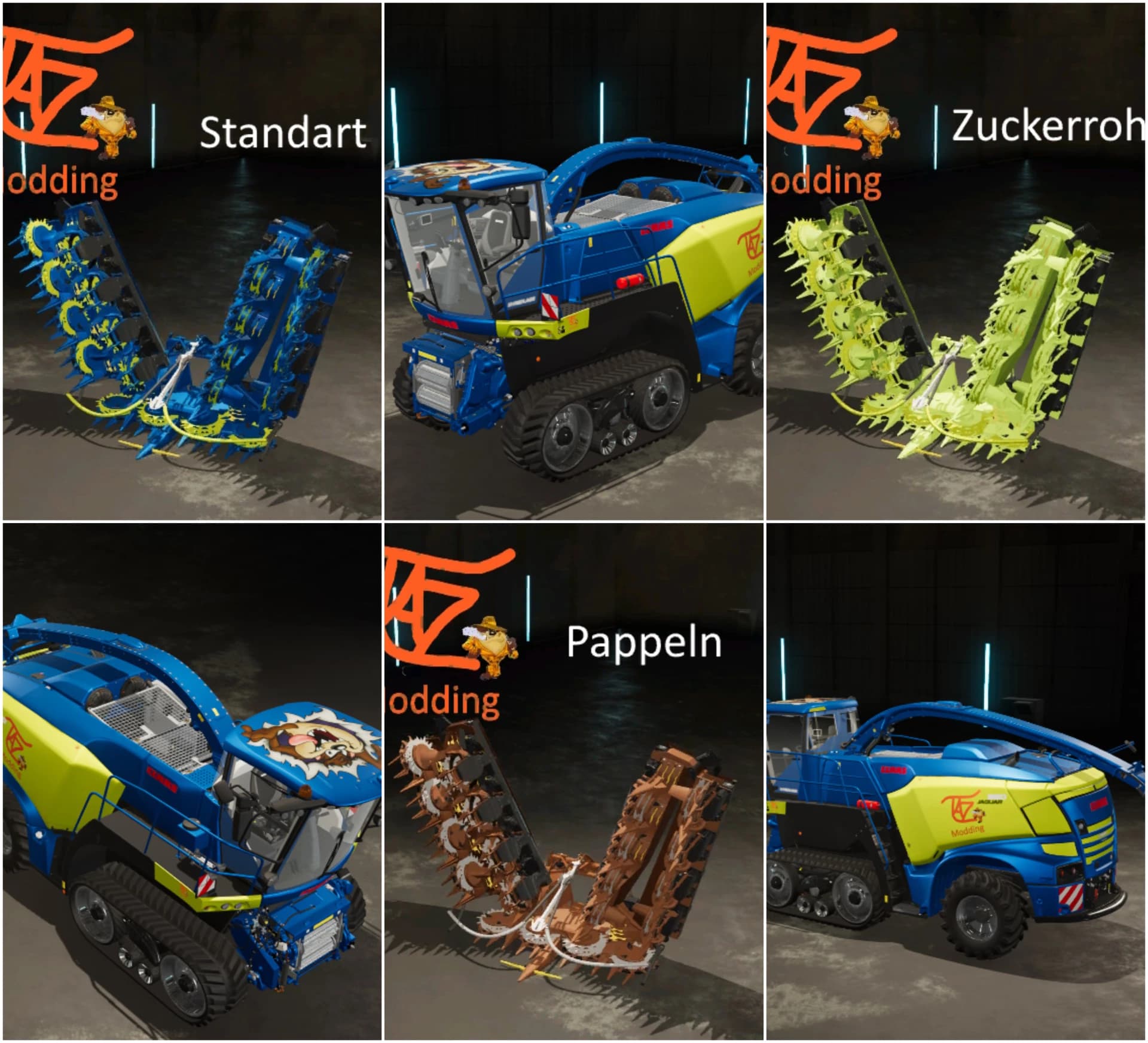 CLAAS JAGUAR PACK WITH CUTTERS