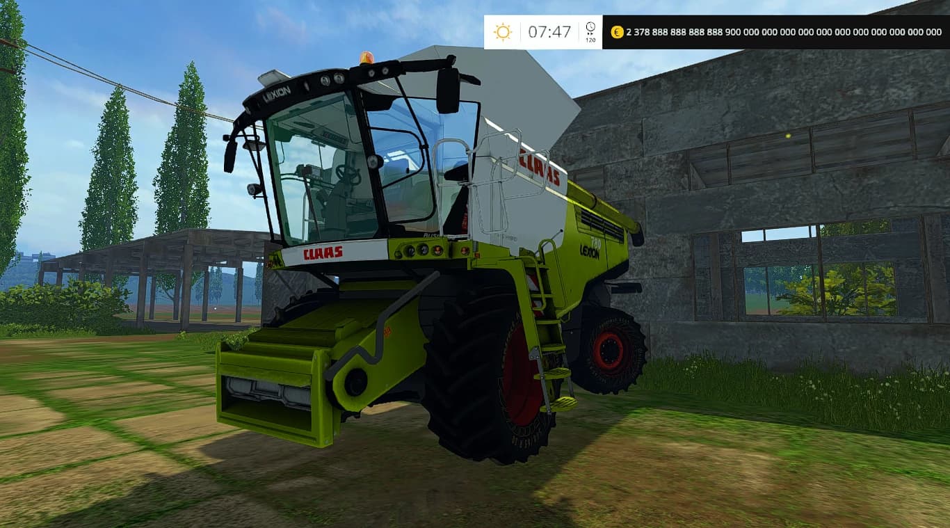 CLAAS LEXION 780 NOWE FLEGI I OPONY DOBRY NIEMIECKI