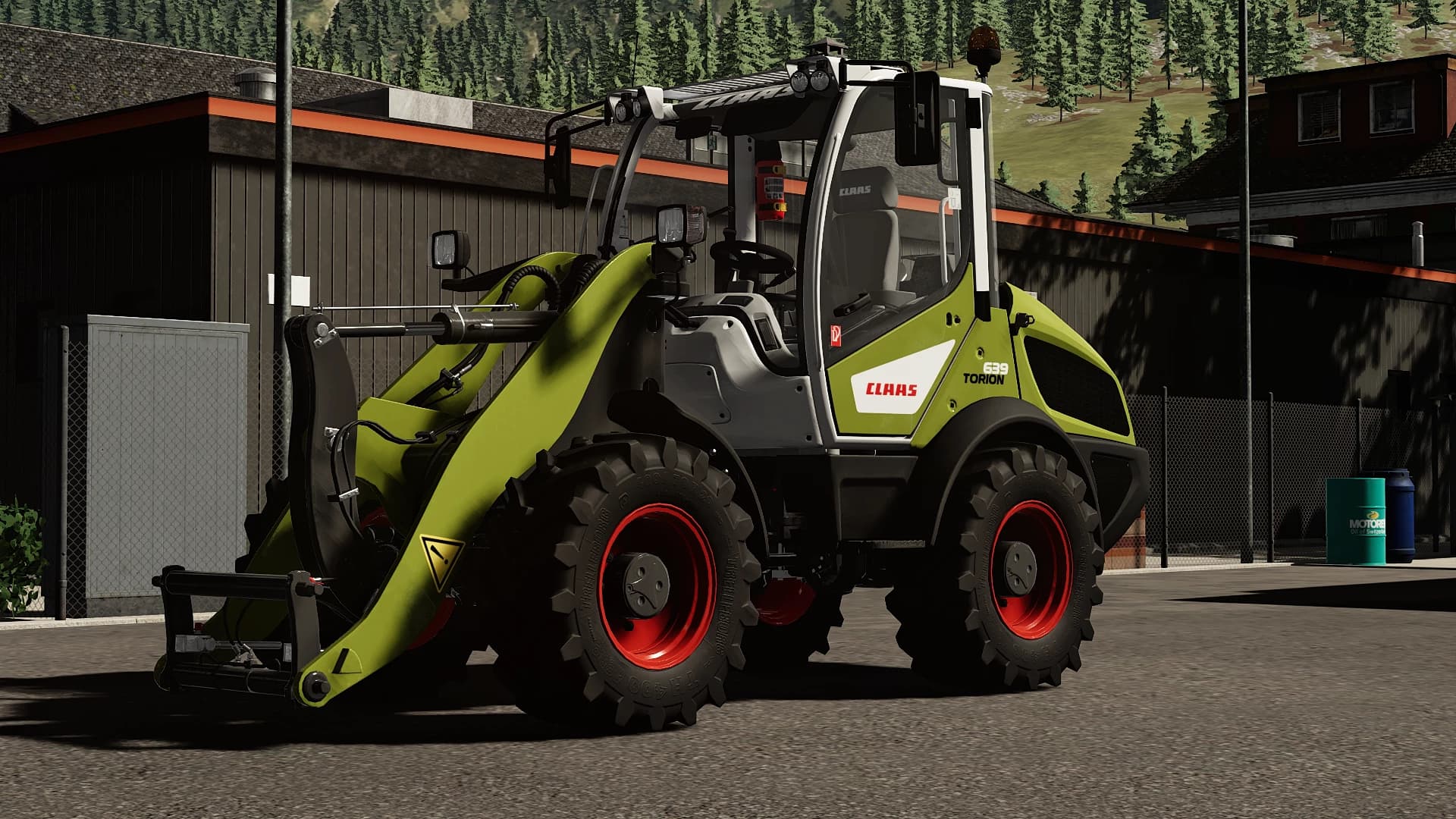 CLAAS TORION 639 AND LIEBHERR L508