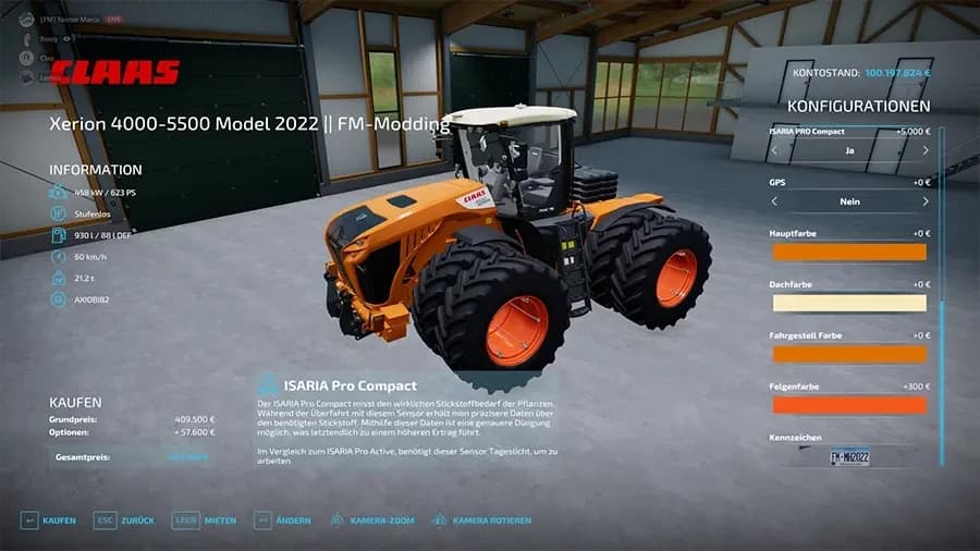 CLAAS XERION 5000 SONDEREDITION