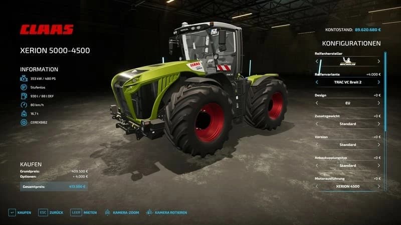 CLAAS XERION 5000
