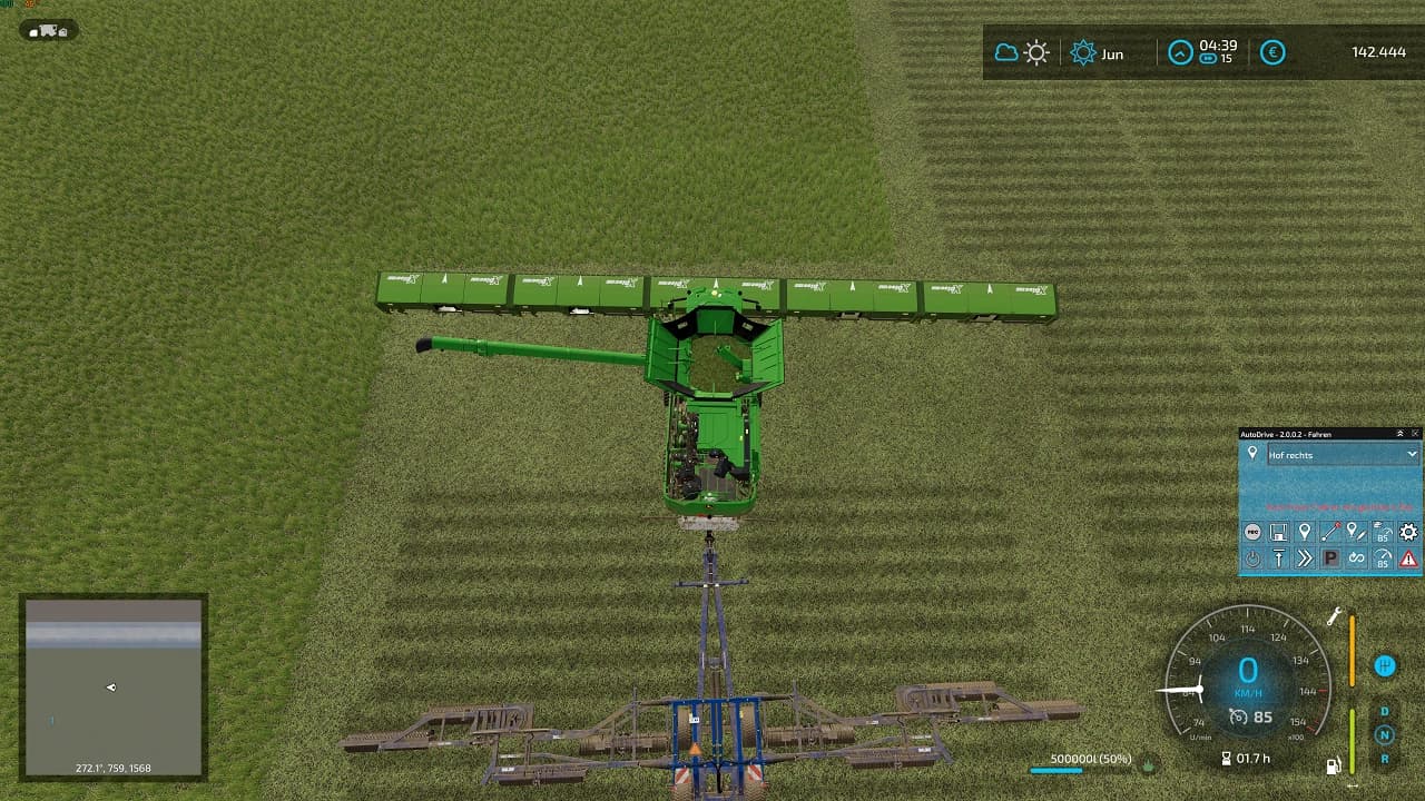 COMBINE HARVESTER AS A MAIZE CHOPPER