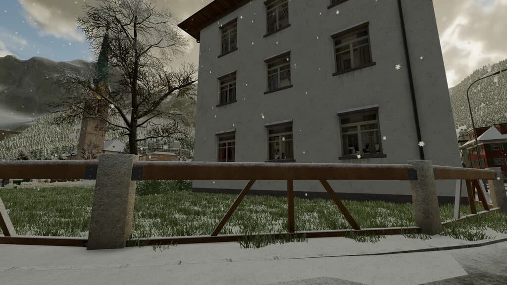 CONCRETE PILLAR WITH TIMBER POLES