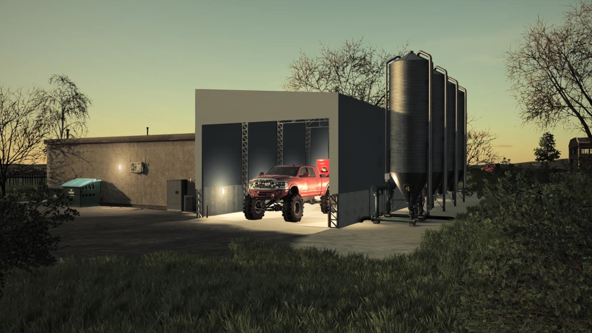 COVERED STORAGE SILO