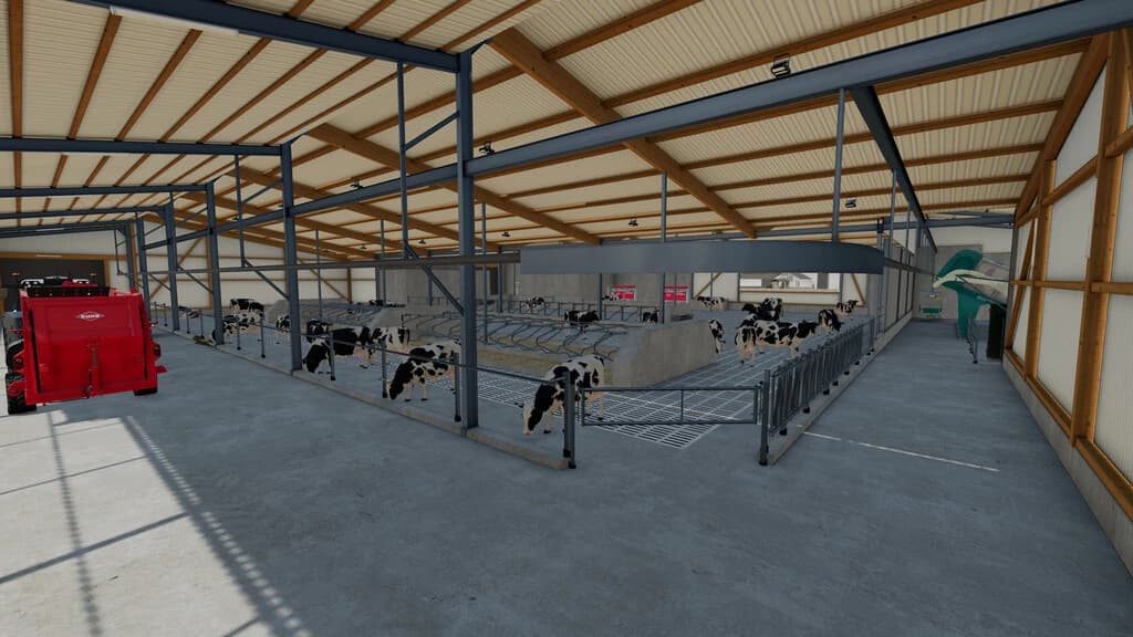 COW BARN BIG WITH LIZARD MIXFEEDER