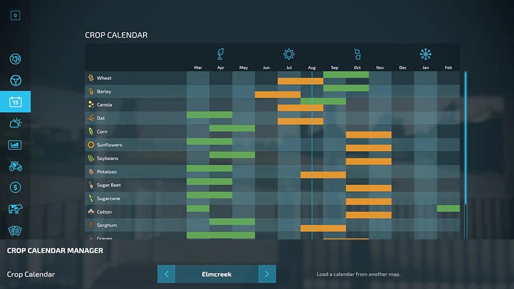 CROP CALENDAR MANAGER