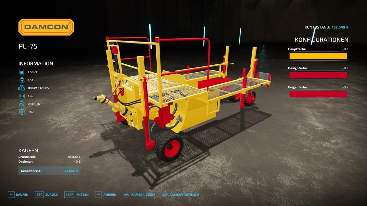 DAMCON PL-75 TREE TRANSPLANTER