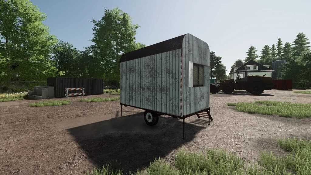 DECORATIVE CONSTRUCTION TRAILER