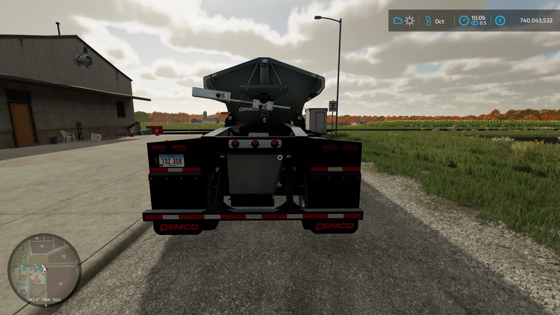 DEMCO SIDE TIP TRAILER CUSTOM