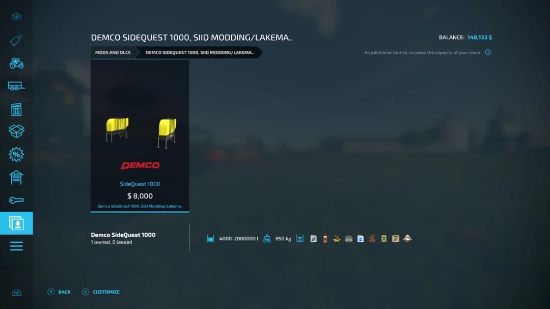 DEMCO SIDEQUEST 1000