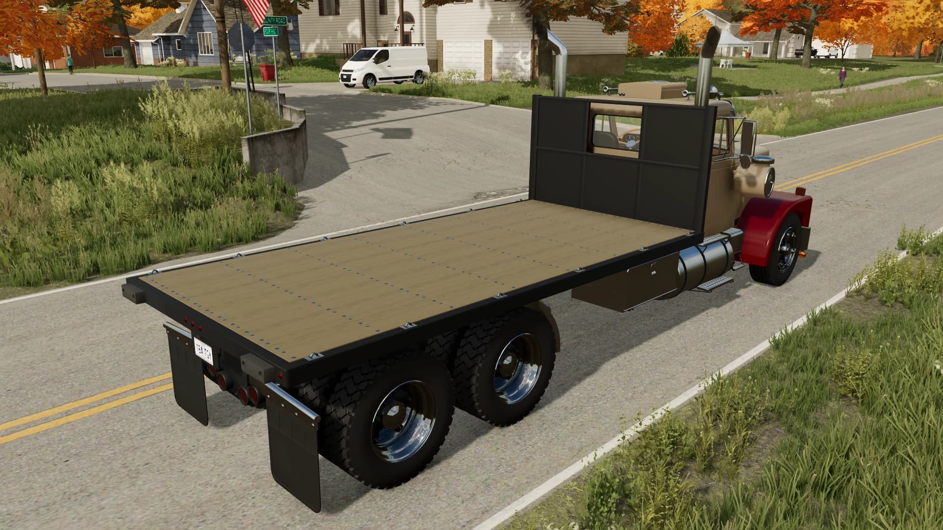 DIAMOND REO GIANT FLATBED 1974 (AUTOLOAD)