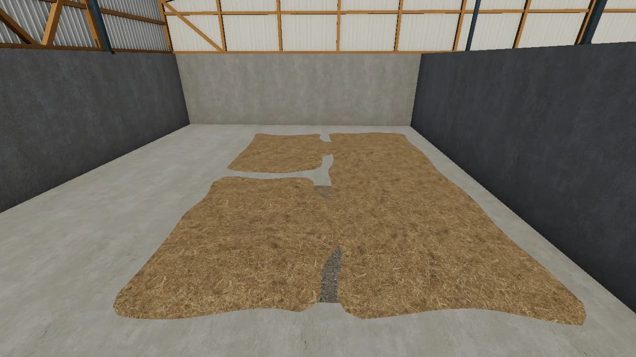 Decorative pile of straw