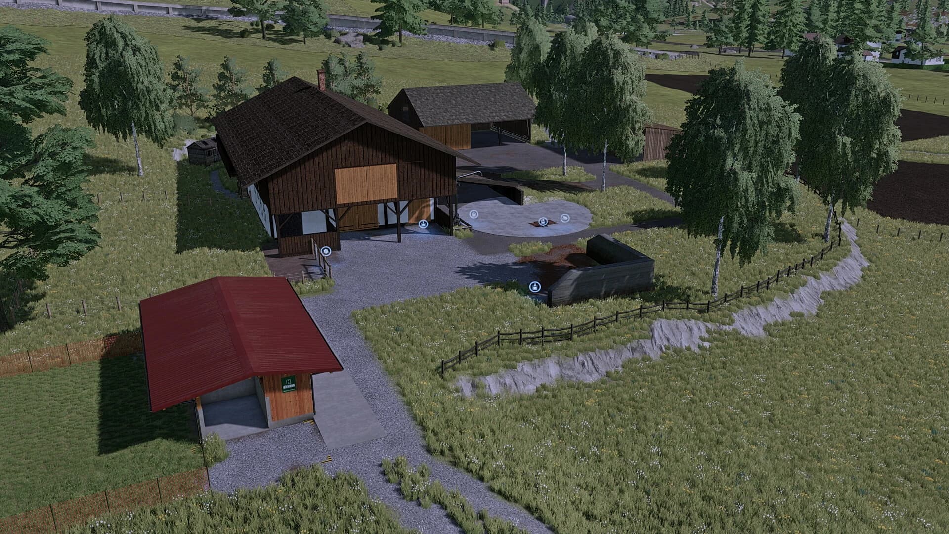 EIN KLEINER BERG HOF AUF DER ERLENGRAT