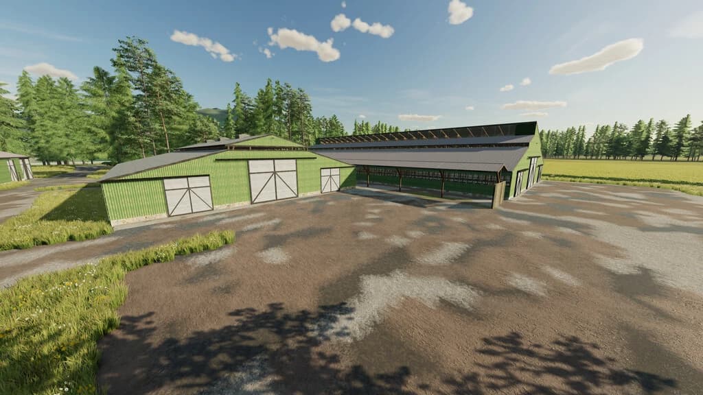 FARM COW BARNS