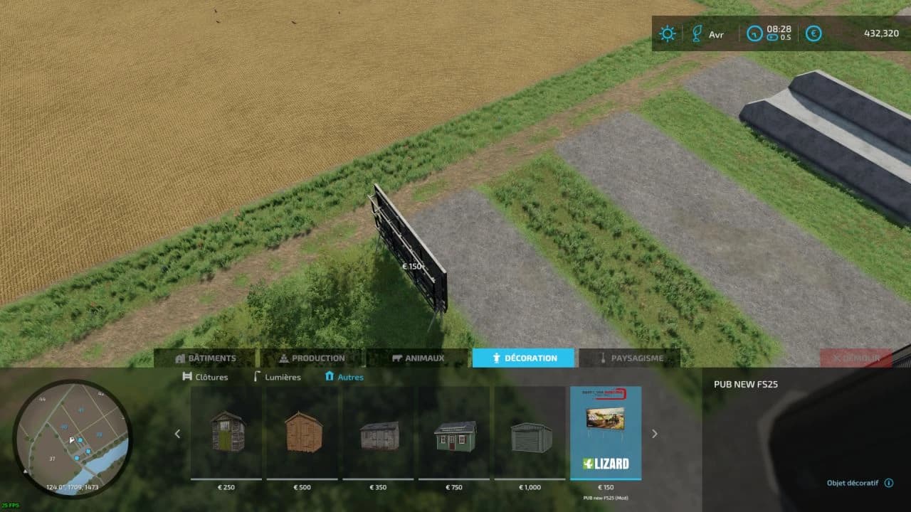 FARMING SIMULATOR 25 BILLBOARD