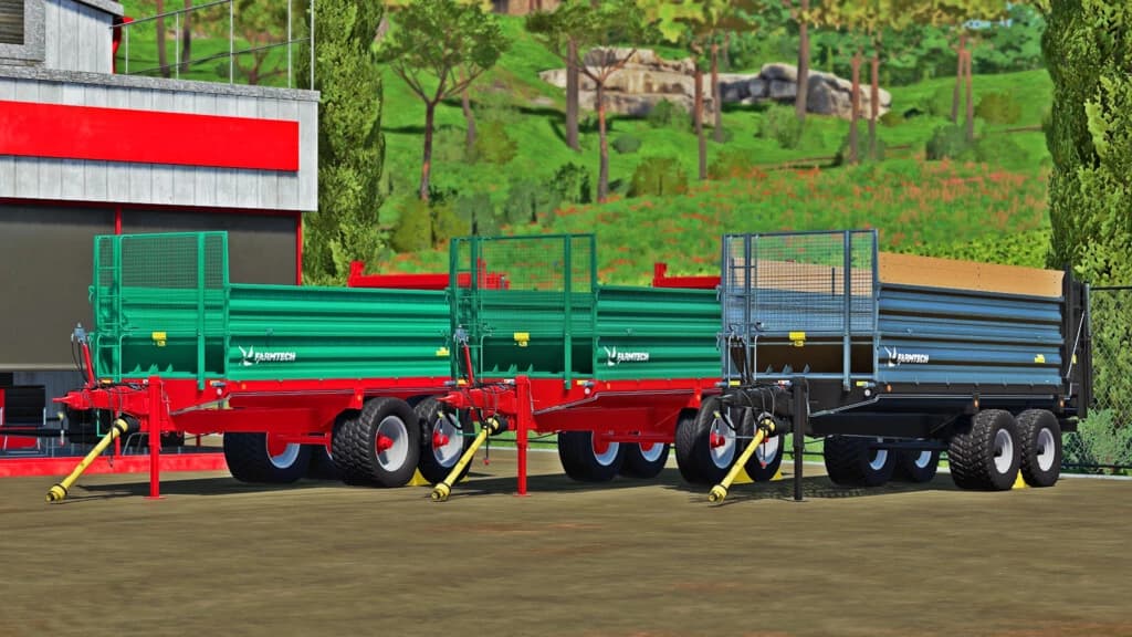 FARMTECH SUPERFEX 1200 MANURE SPREADER/TRAILER