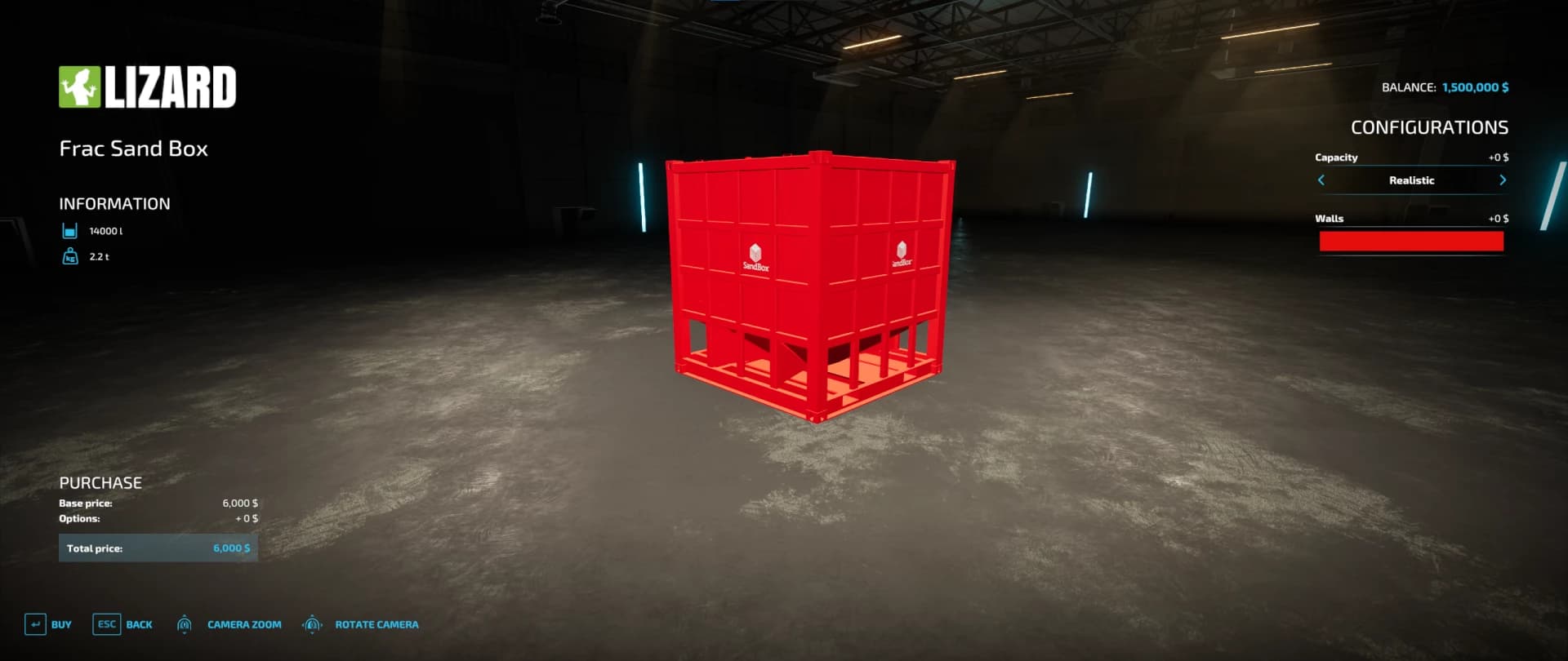 FONTAINE FRAC TRAILER AND SANDBOX