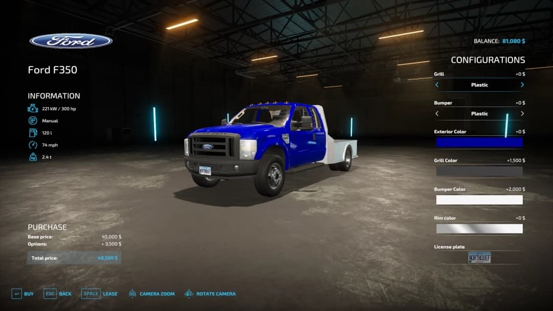 FORD F350 FLATBED 6.4L POWERSTROKE