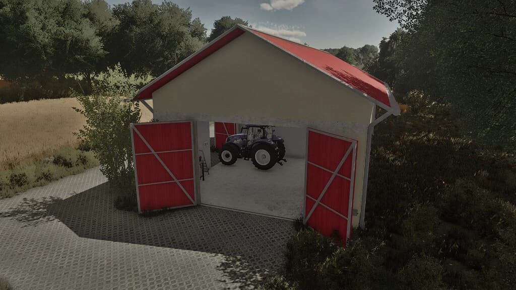 GARAGE FOR MACHINES